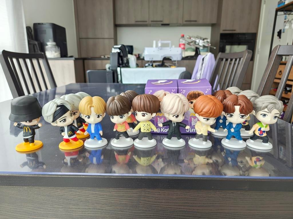 BTS TinyTan mannetjes McDonalds, Ophalen