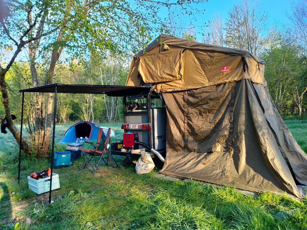 „Mini Overland Trailer — klaar om te kamperen”, Caravans en Kamperen, Tenten, tot en met 2, Zo goed als nieuw, Ophalen