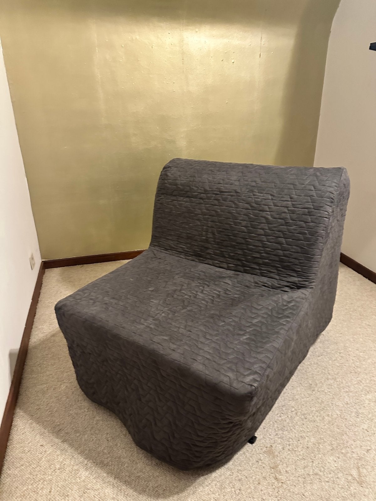 Lycksele slaapbank IKEA, Ophalen, Eenpersoons, 190 cm of minder, Zo goed als nieuw