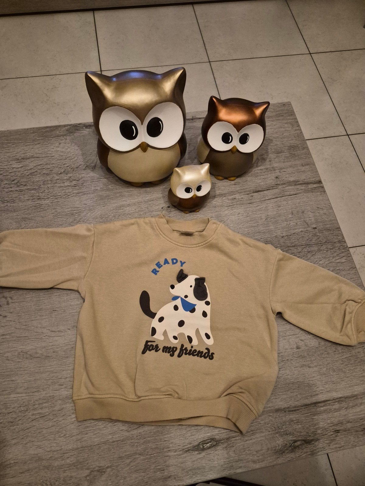 trui met hondenprint H&M maat 80, Ophalen of Verzenden