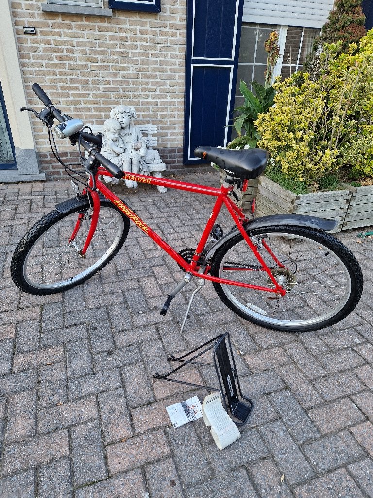 Rode mountainbike herenfiets, Enlèvement, Comme neuf, Vitesses