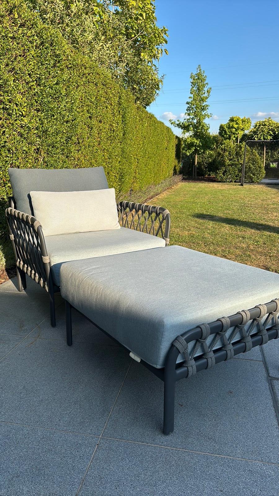 Solpouri Caro lounger, Jardin & Terrasse, Enlèvement, Comme neuf, Aluminium
