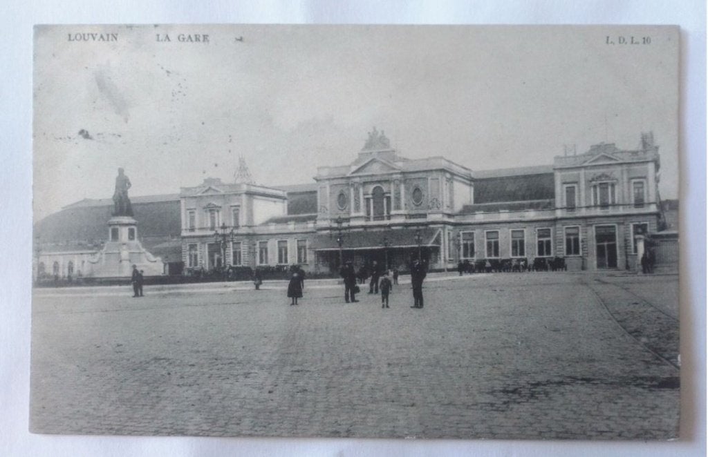 Louvain 1908 Louvain La Gare, Collections, Envoi, Avant 1920, Affranchie, Brabant Flamand