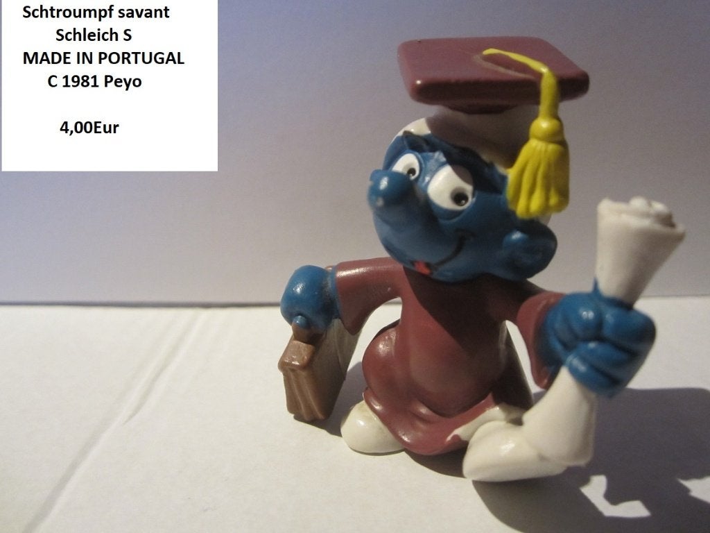 Schtroumpf au choix - renseignements et prix sur photo, Enlèvement ou Envoi, Comme neuf, Différents Schtroumpfs, Poupée, Figurine ou Peluche