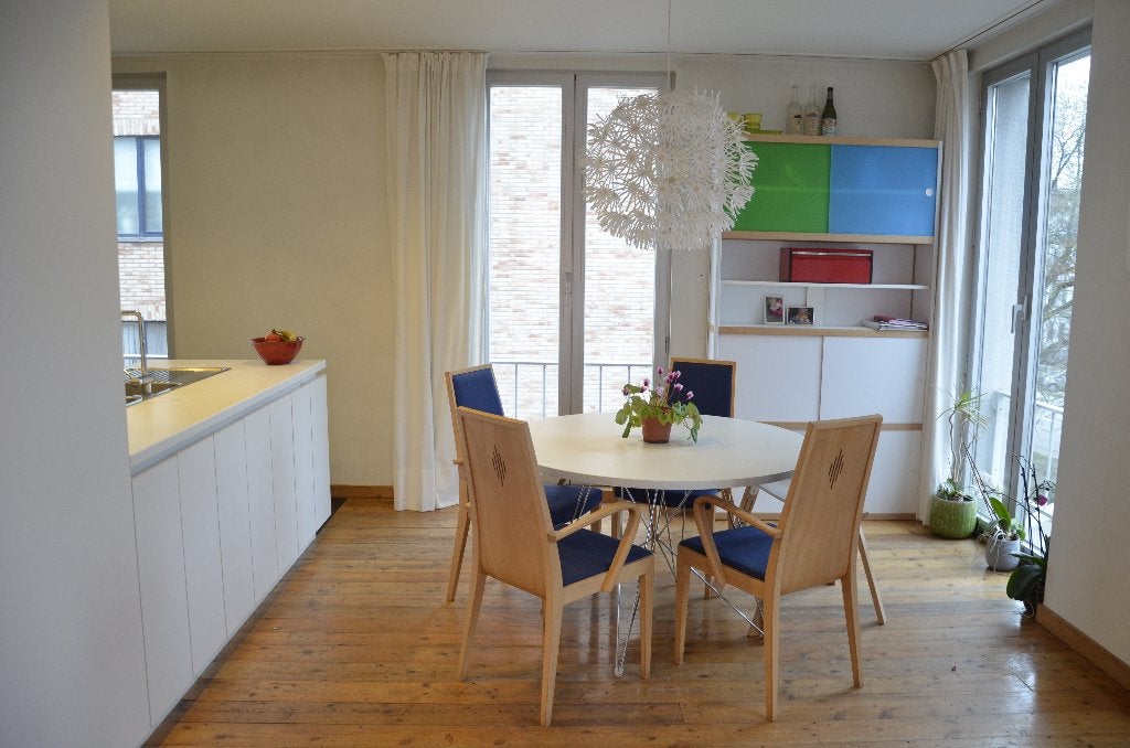 ronde witte tafel, Ophalen, Overige materialen, Gebruikt, Rond