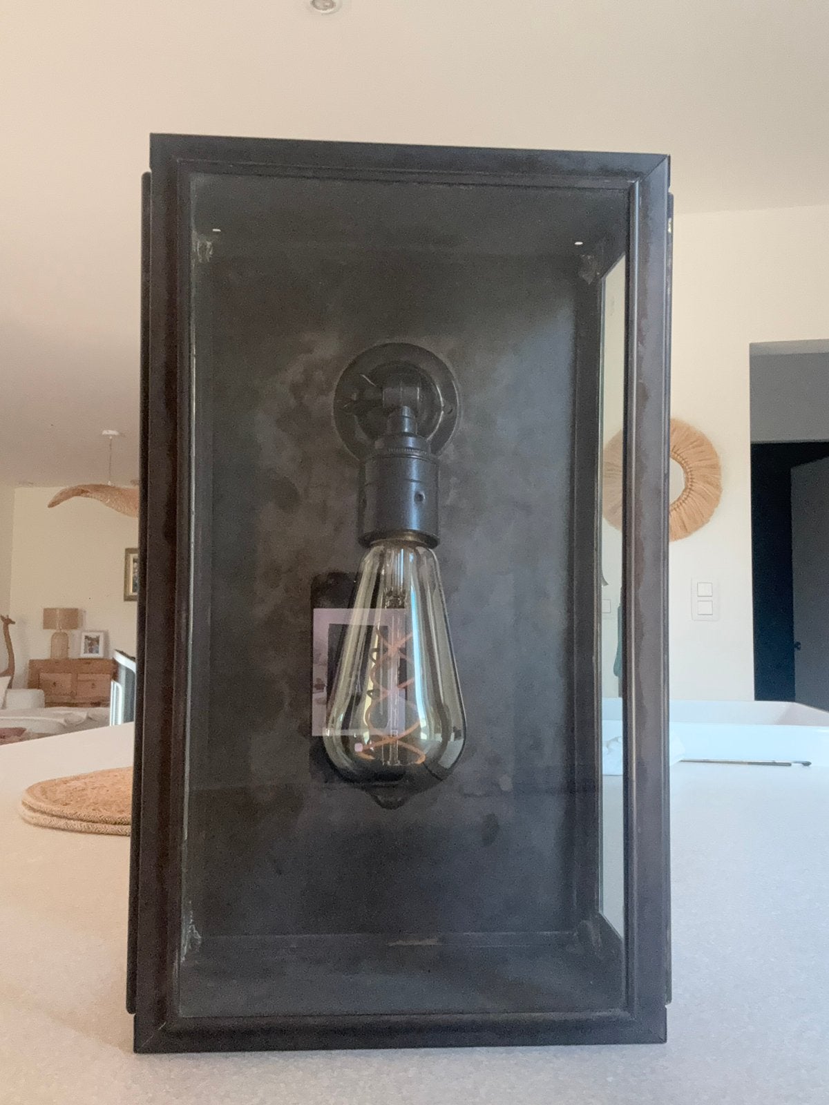 Lampe murale Nautic, LED, Applique murale, Marron, Comme neuf