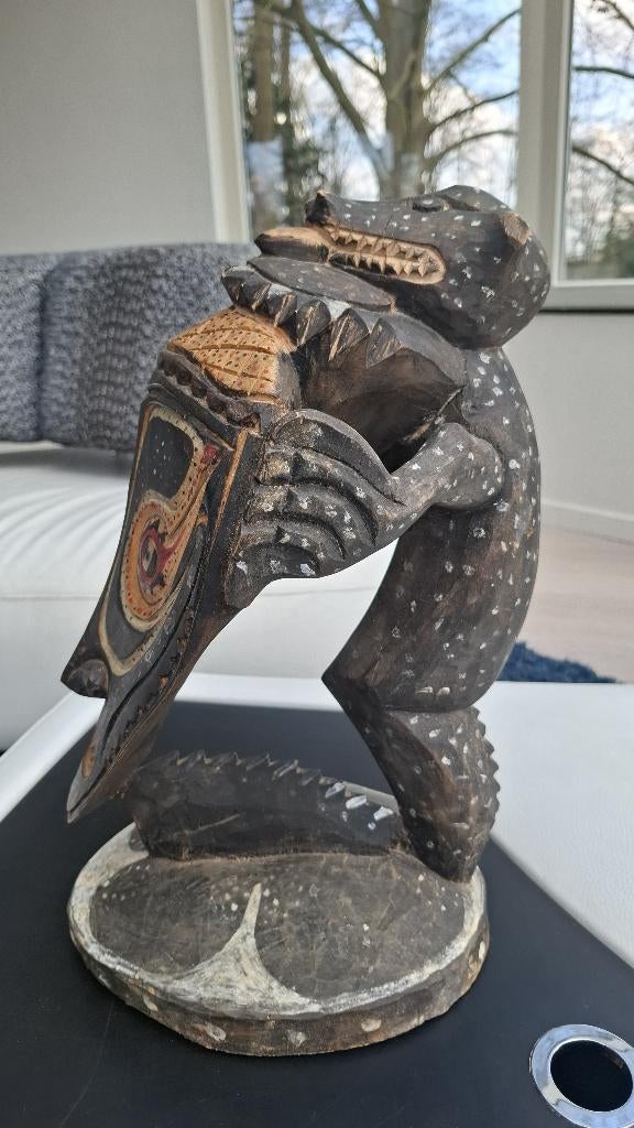 Beeldje Papua-New Guinea, Antiek en Kunst, Curiosa en Brocante, Ophalen