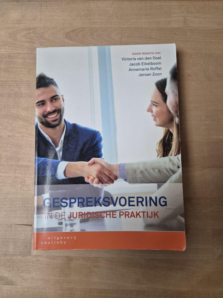 Gespreksvoering in de juridische praktijk, Boeken, Ophalen of Verzenden, Gelezen, Hogeschool, Van den Doel Victoria