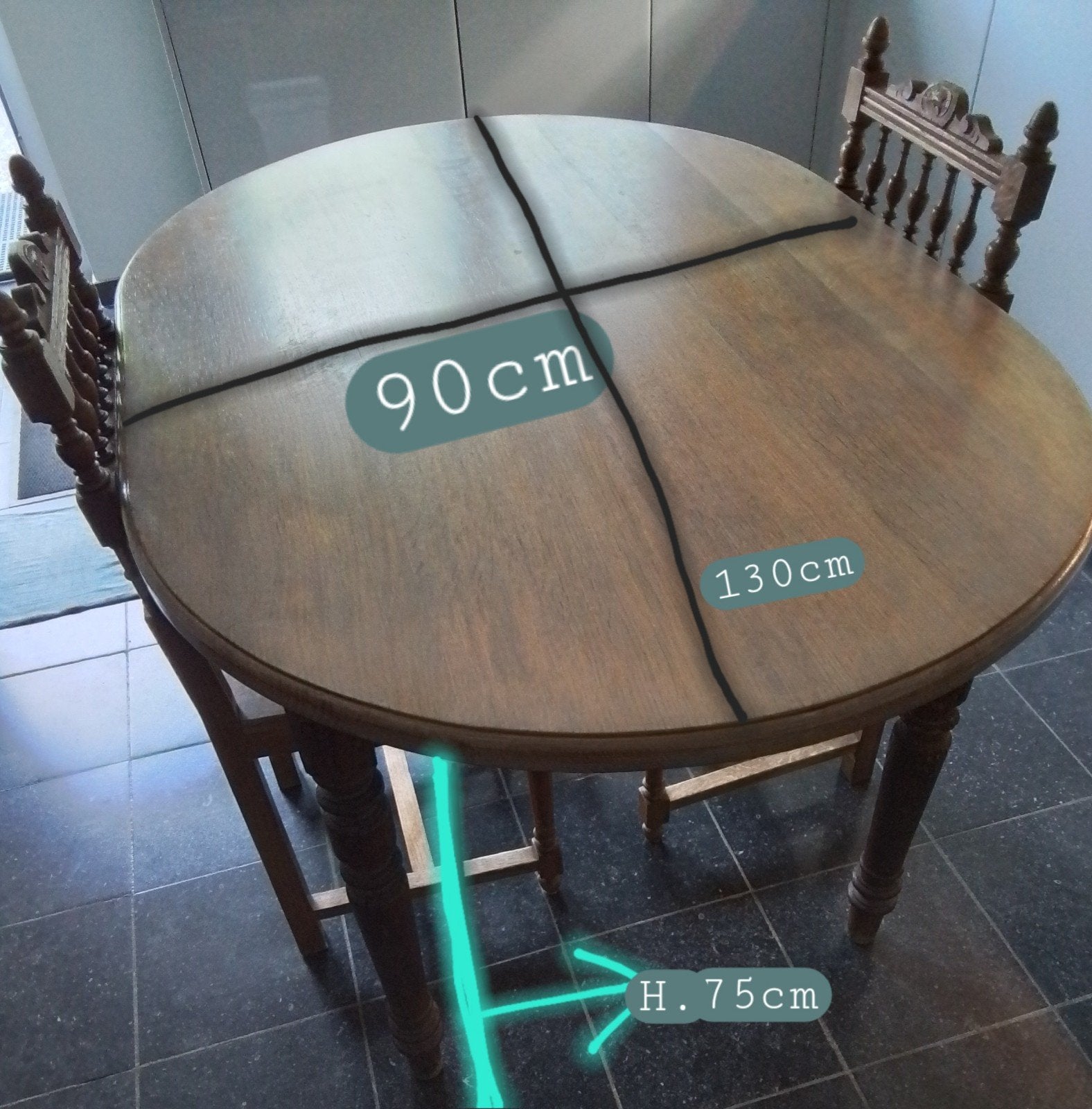Table en chêne