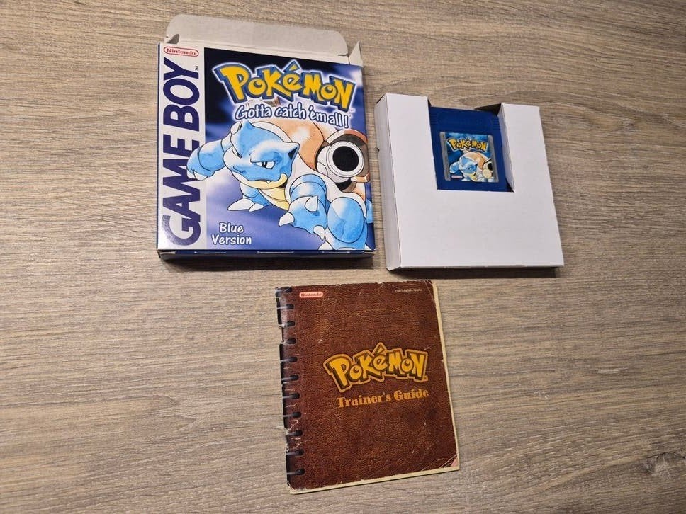 Pokemon Blue Game Boy Nintendo CIB, Games en Spelcomputers, Games | Nintendo Game Boy, Ophalen of Verzenden, Gebruikt