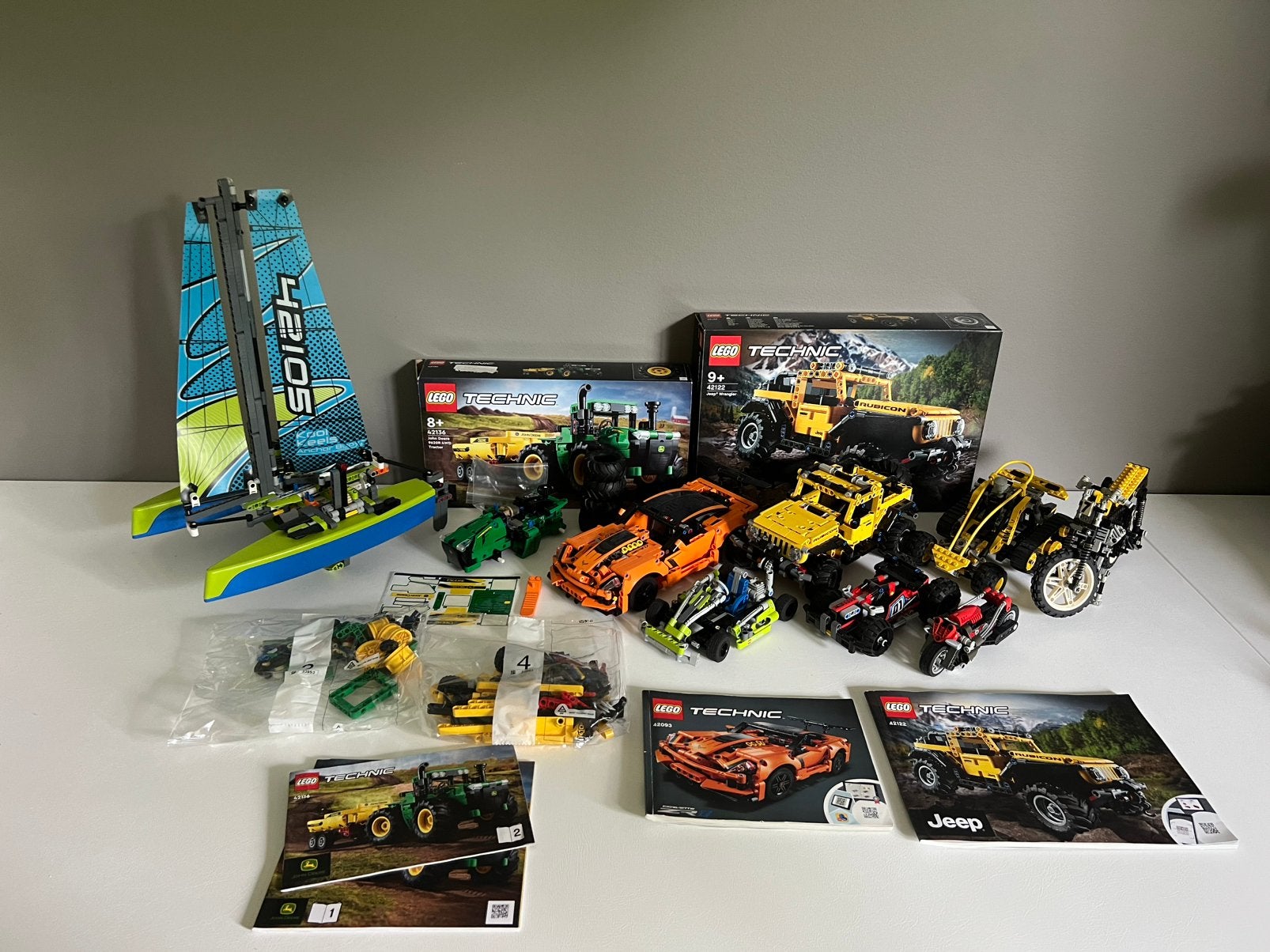 Gros lot LEGO Technic voitures bateau tracteur complet, Kinderen en Baby's, Speelgoed | Duplo en Lego, Lego, Ophalen of Verzenden