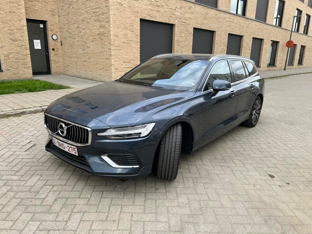 Volvo V60 T8 Inscription AWD 2.0l - 2019 - 390pk - PHEV, Auto's, Automaat, 4 cilinders, 1969 cc, Blauw