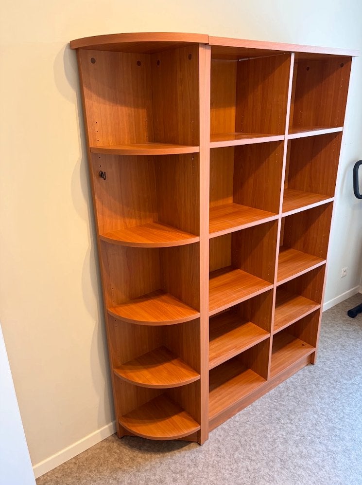 Grote Houten Boekenkast / Vakkenkast (15 Vakken), Huis en Inrichting, Ophalen, Met plank(en), Gebruikt, 100 tot 150 cm