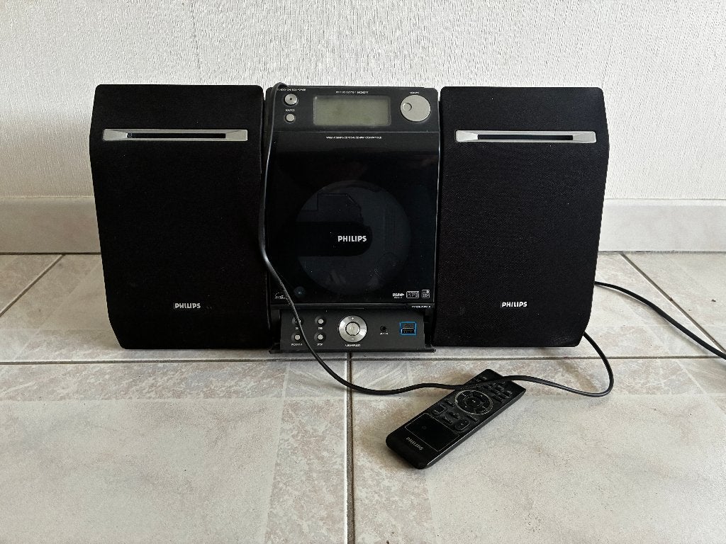 Philips MCM, slank micro-hifi-systeem, TV, Hi-fi & Vidéo, Amplificateurs & Ampli-syntoniseurs, Autres marques, 60 à 120 watts