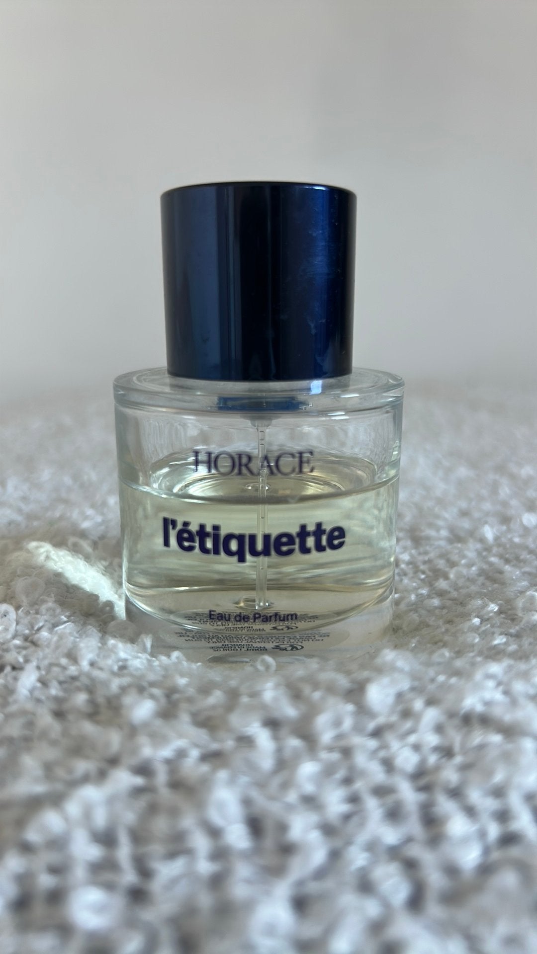 Eau de parfum Horace - l'étiquette (50 ml), Enlèvement ou Envoi, Utilisé