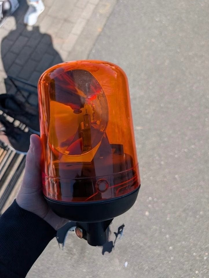 Zwaailicht, zwaailamp, auto, signalisatie, Ophalen, Gebruikt