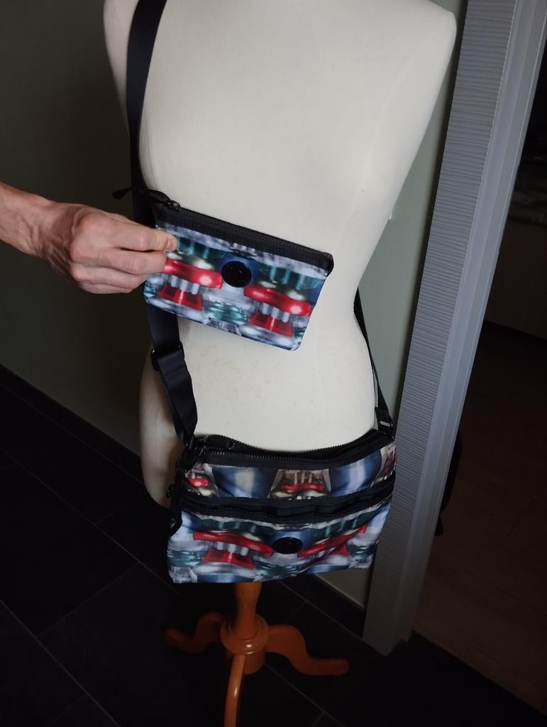 Sac à bandoulière Kipling Peter Pilotto et portefeuille asso, Enlèvement ou Envoi, Kipling