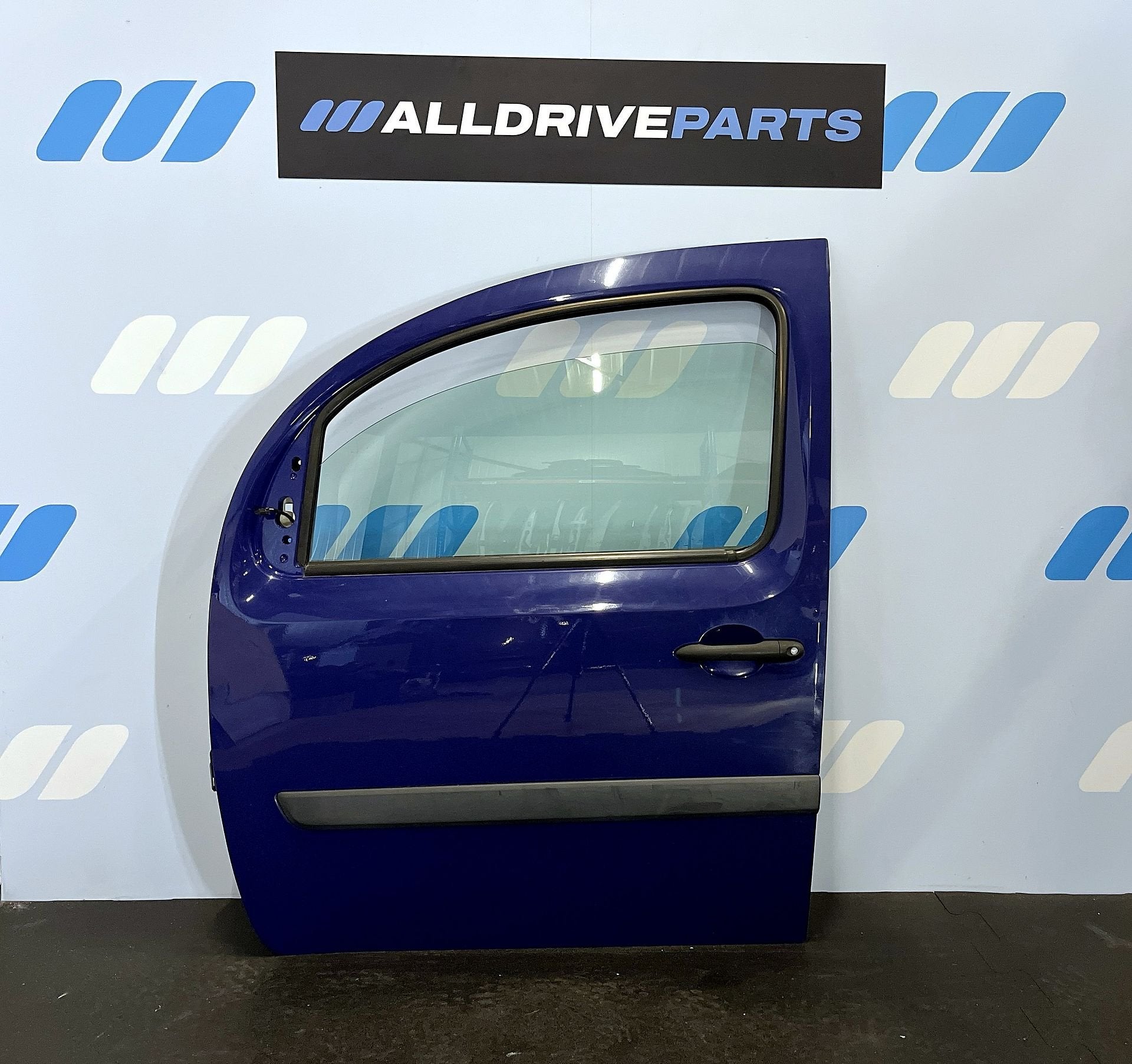 Voorportier links Renault Kangoo donkerblauw 801015880R, Auto-onderdelen, Gebruikt, -, Deur, -