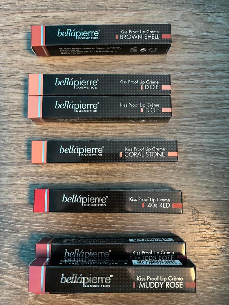Bellapierre kiss proof lip cream - verschillende kleuren, Handtassen en Accessoires, Uiterlijk | Cosmetica en Make-up, Ophalen