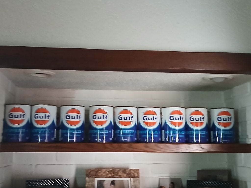 Gulf blikken, Verzamelen, Ophalen