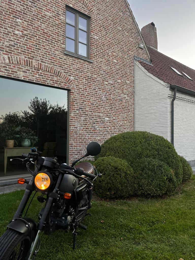 Archive café racer 50cc, Fietsen en Brommers, Ophalen, Klasse B (45 km/u), Zo goed als nieuw, 4 versnellingen