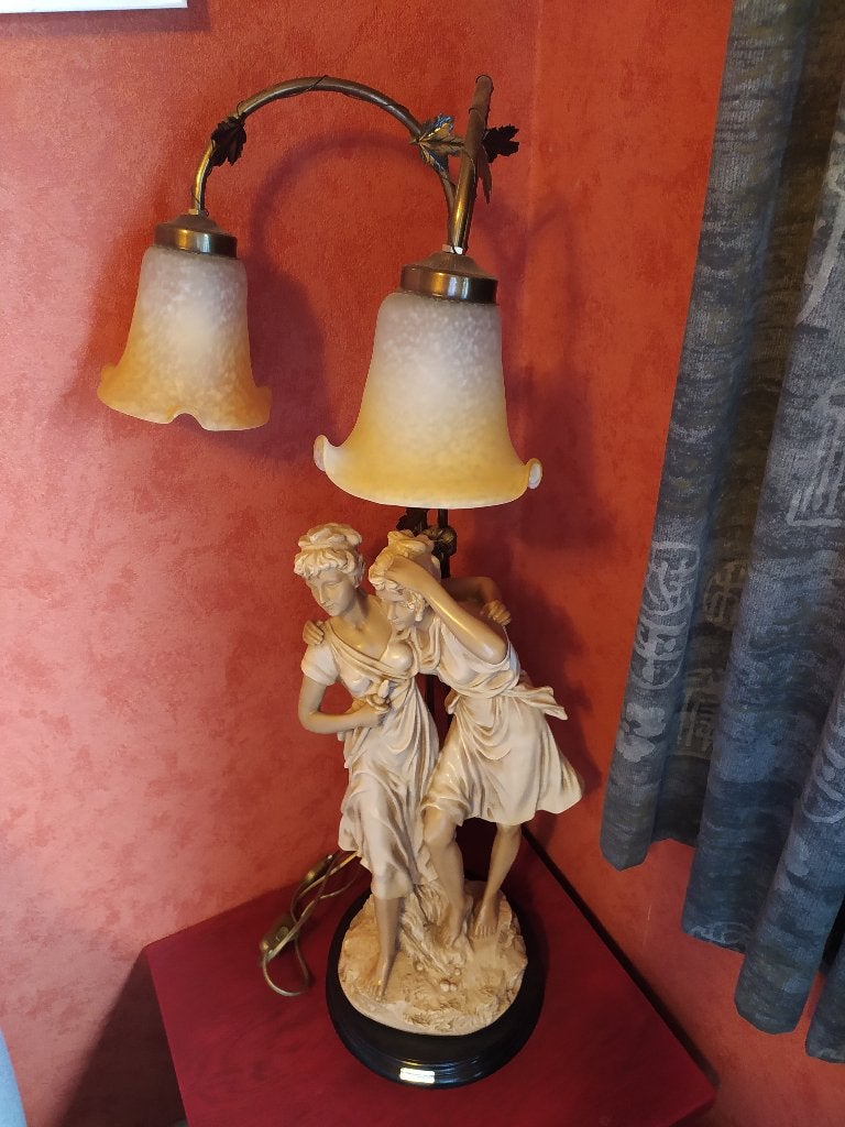 vintage lamp, Met schakelaar, Vintage, E27 (groot), 93 cm