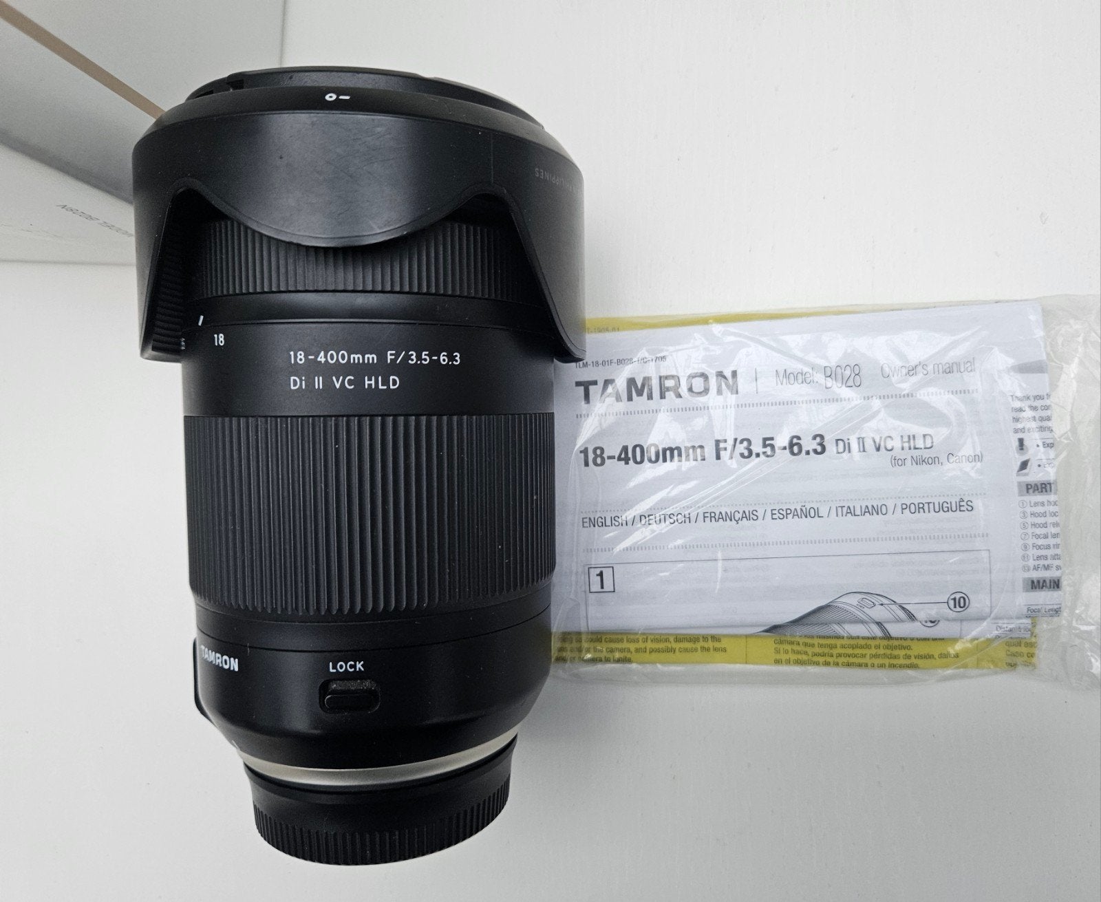 TAMRON 18-400 F3.5-6.3 DI II VC HLD -NIKON, TV, Hi-fi & Vidéo, Enlèvement ou Envoi, Nikon