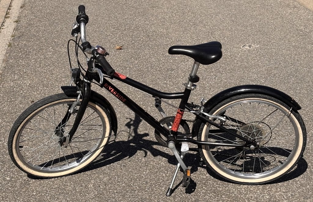 Kinderfiets Riverside 500 in goede staat 20 inch, Frein sur jante, Frein à main, Comme neuf, Btwin Decathlon