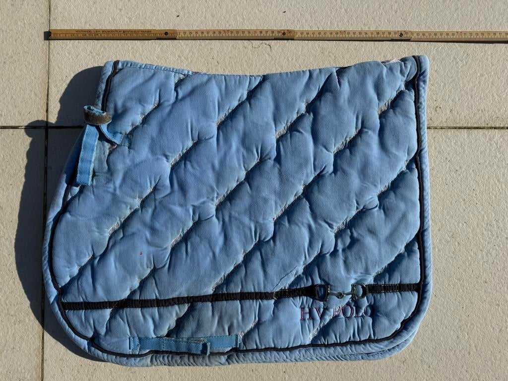 Zadeldekje blauw HV Polo, Dieren en Toebehoren, Ophalen of Verzenden, Gebruikt