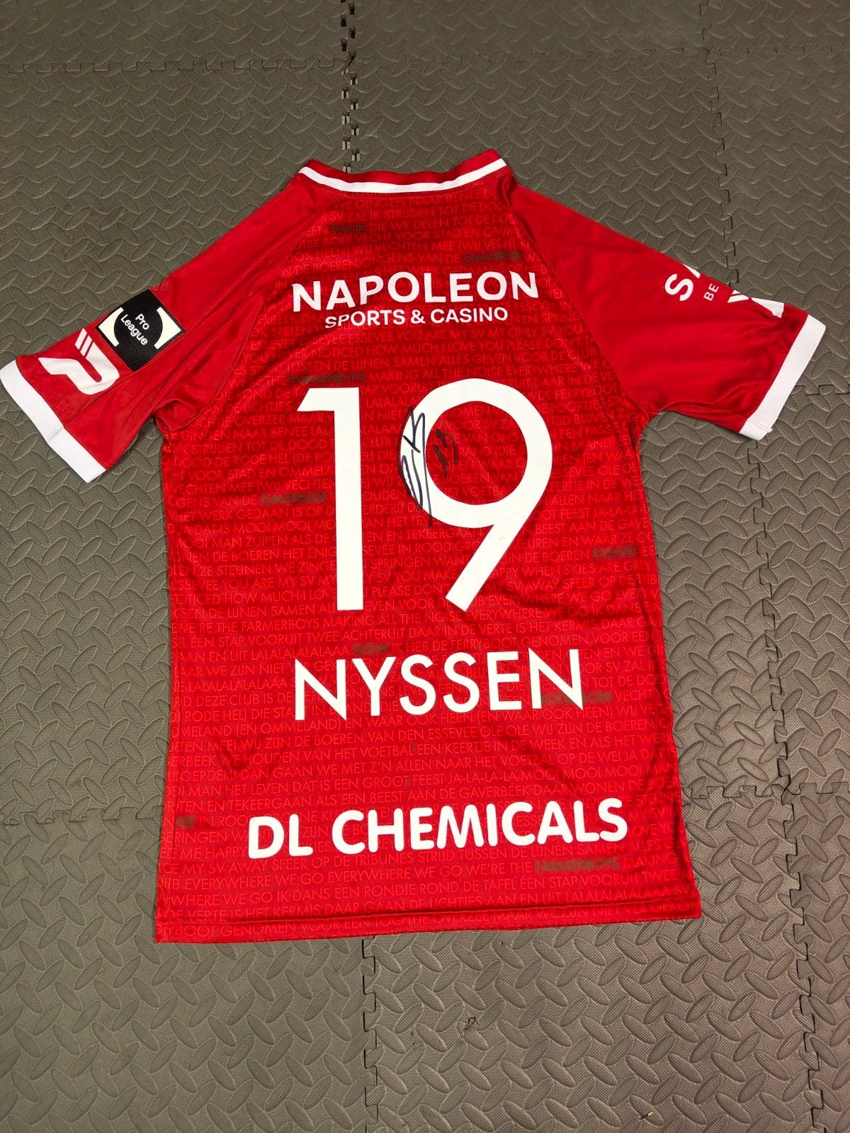 Match worn shirt - Benoît Nyssen / Zulte Waregem, Ophalen, Zo goed als nieuw, Shirt