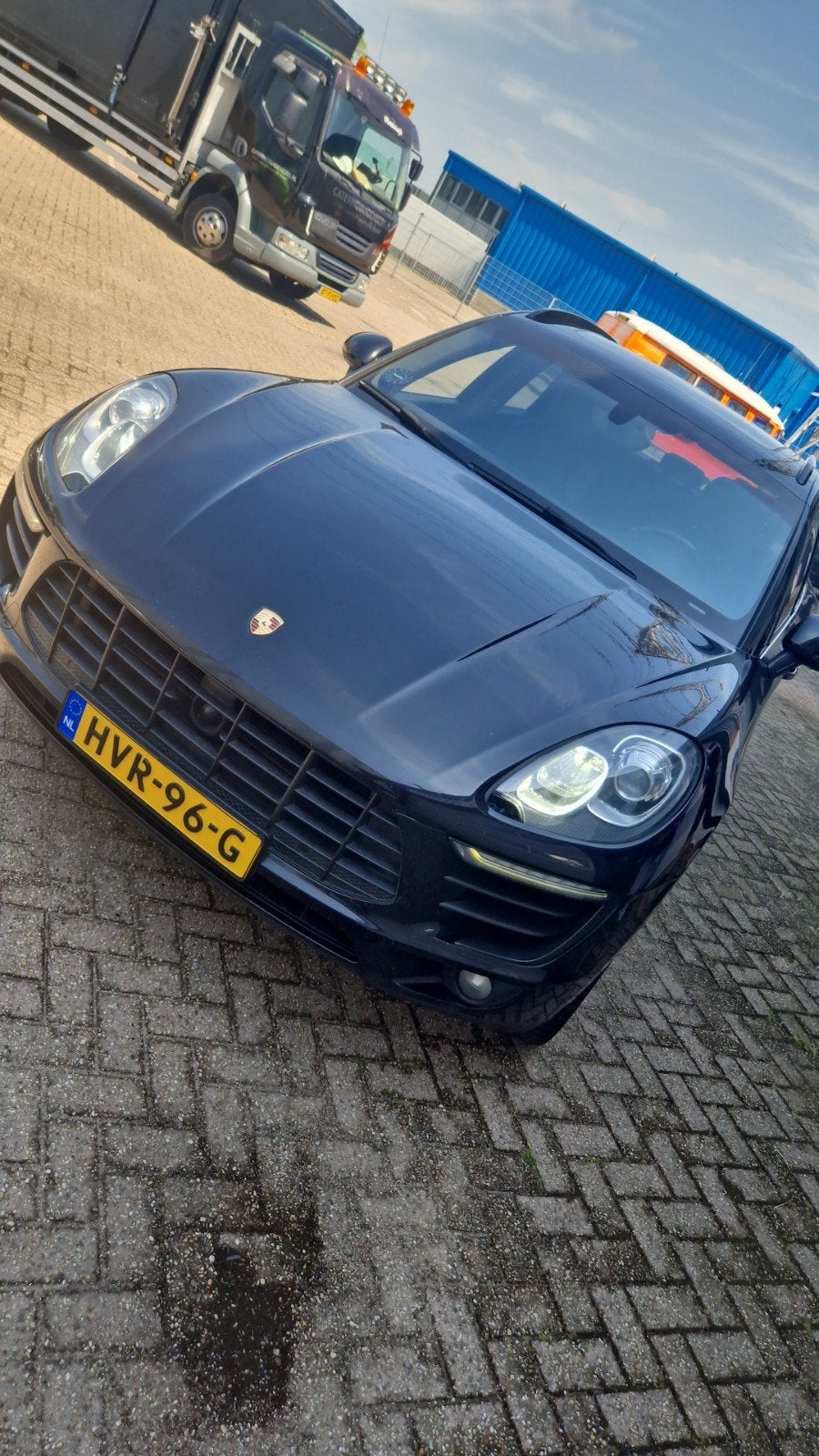 PORSCHE MACAN S 2015 3L V6, Auto's, Automaat, Zwart, 300 cc, Zwart