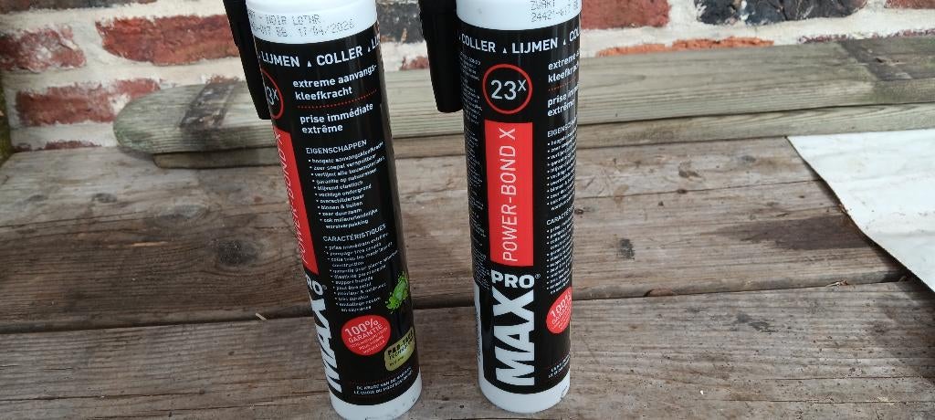 power bond x max pro 23 x lijm silicone, Doe-het-zelf en Bouw, Isolatie en Afdichting, Ophalen, Nieuw, Overige materialen
