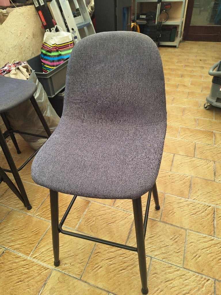 Lot de 4 chaises hautes, Gris, Enlèvement, Utilisé, Quatre