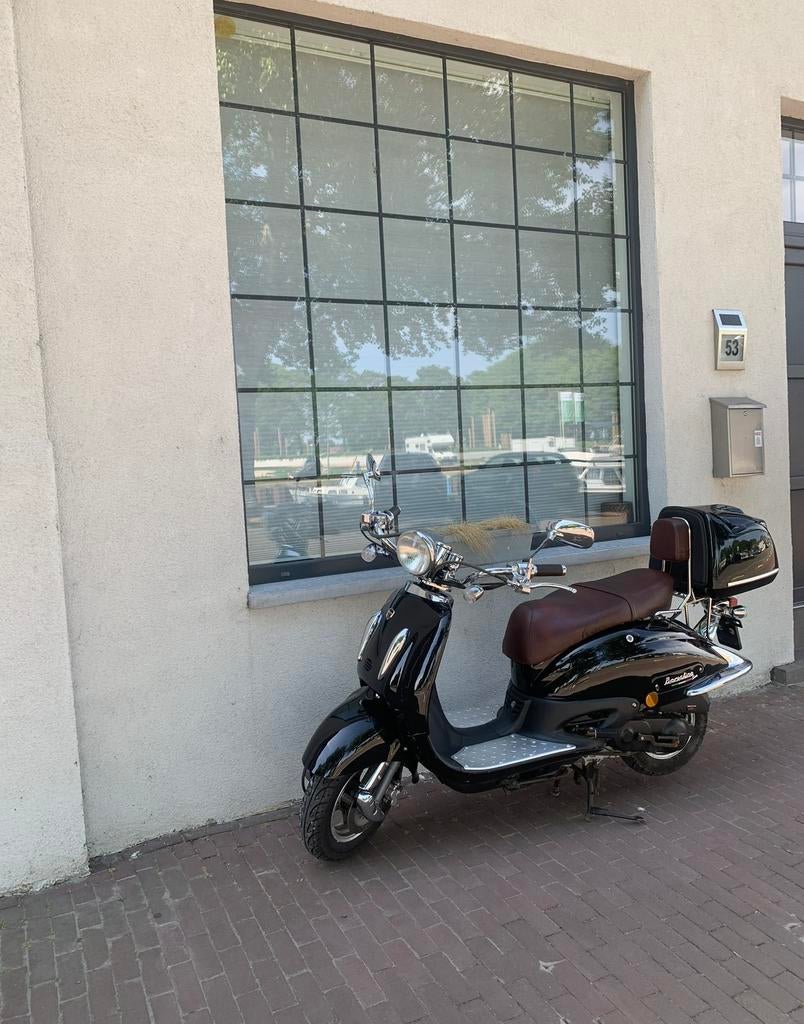 Neco borsalino te koop, Fietsen en Brommers, Scooters | Vespa, Ophalen, Gebruikt, Klasse B (45 km/u), Benzine