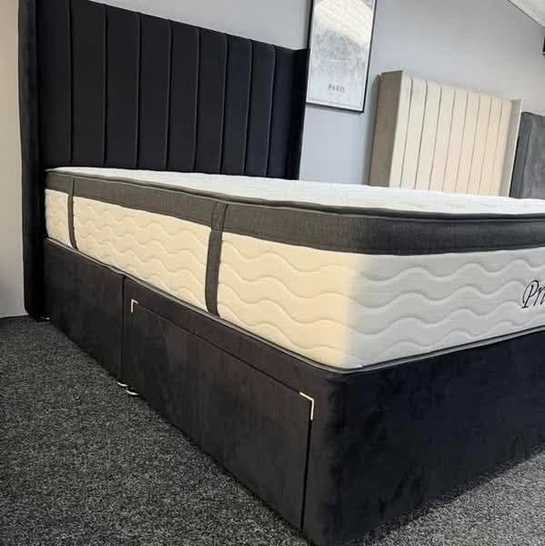 Canapé-lit et matelas à vendre, Enlèvement ou Envoi, Neuf, Deux personnes, Autres couleurs