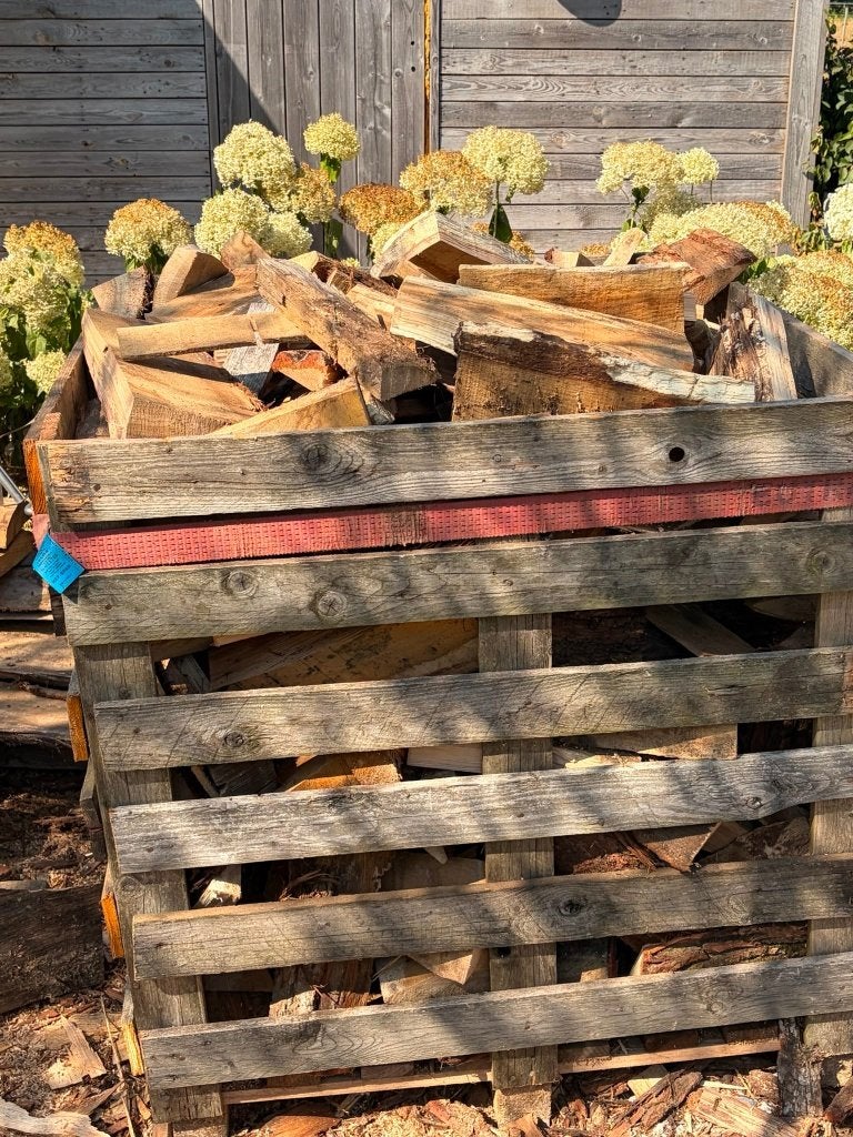 Brandhout EIK DROOG, Tuin en Terras, Brandhout, 6 m³ of meer, Ophalen, Eikenhout, Blokken
