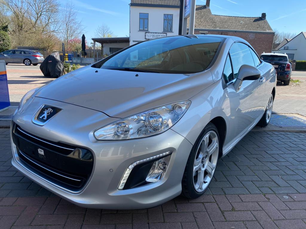 Peugeot 308cc 1.6 - BENZINE - AUTOMAAT - 130.000km - 2012, Auto's, Peugeot, Automaat, Zwart, Cabriolet, 1600 cc