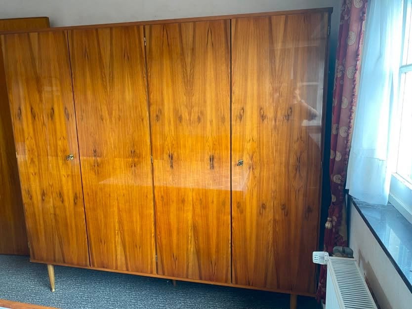 Garde robe vintage années 60 en Palissandre, Enlèvement, Utilisé, Autres essences de bois, Vintage