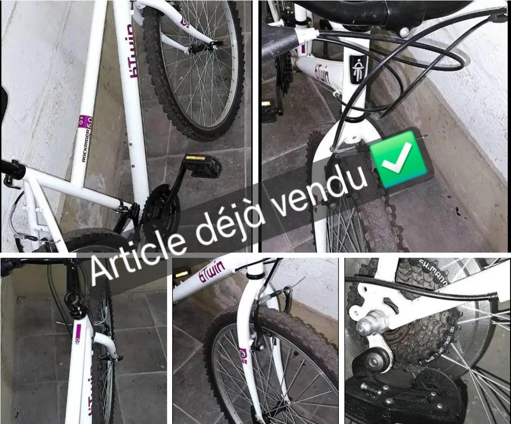 Vtt taille S femme/fille état neuf / Article déjà vendu ✅️, Neuf, 45 à 49 cm, Femmes, Enlèvement