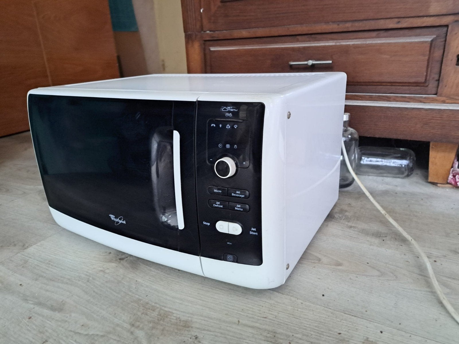 microgolfoven whirlpool, Ophalen, Microgolfoven