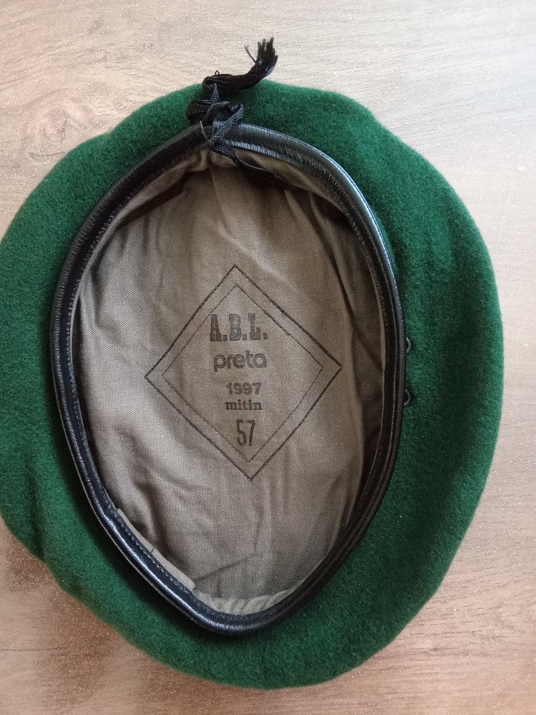 Beret vert  dû 2 cod para commando belge origine, Collections, Envoi
