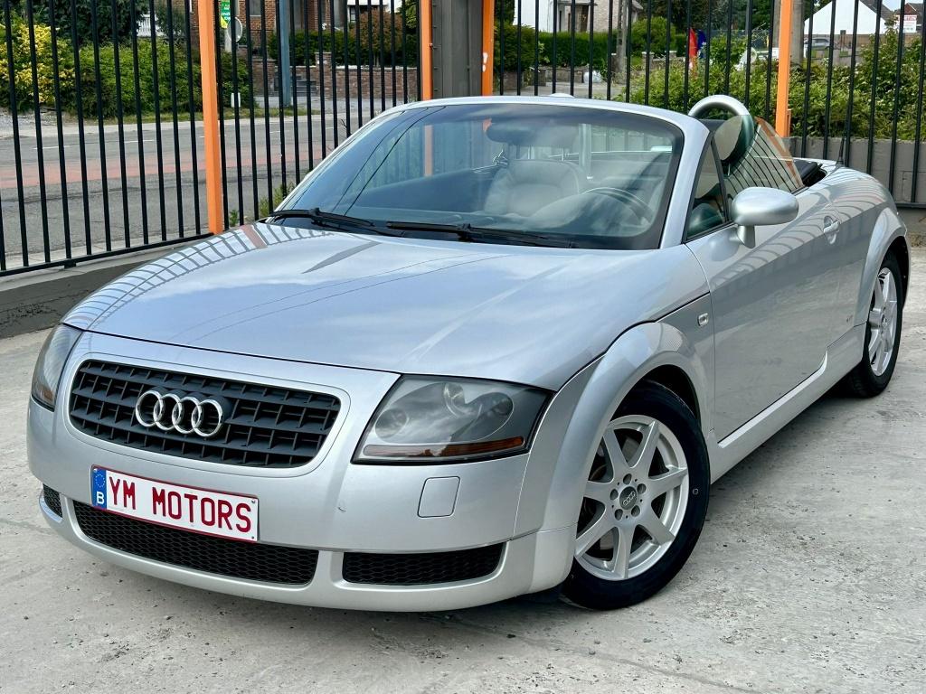 audi tt s line cabriolet 1800 turbo 20v 170.000km, Autos, Cuir, Argent ou Gris, 120 kW, 4 cylindres