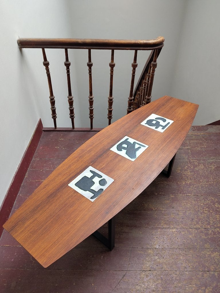 Surf board coffietafel Jaren 50/60, Antiek en Kunst, Ophalen