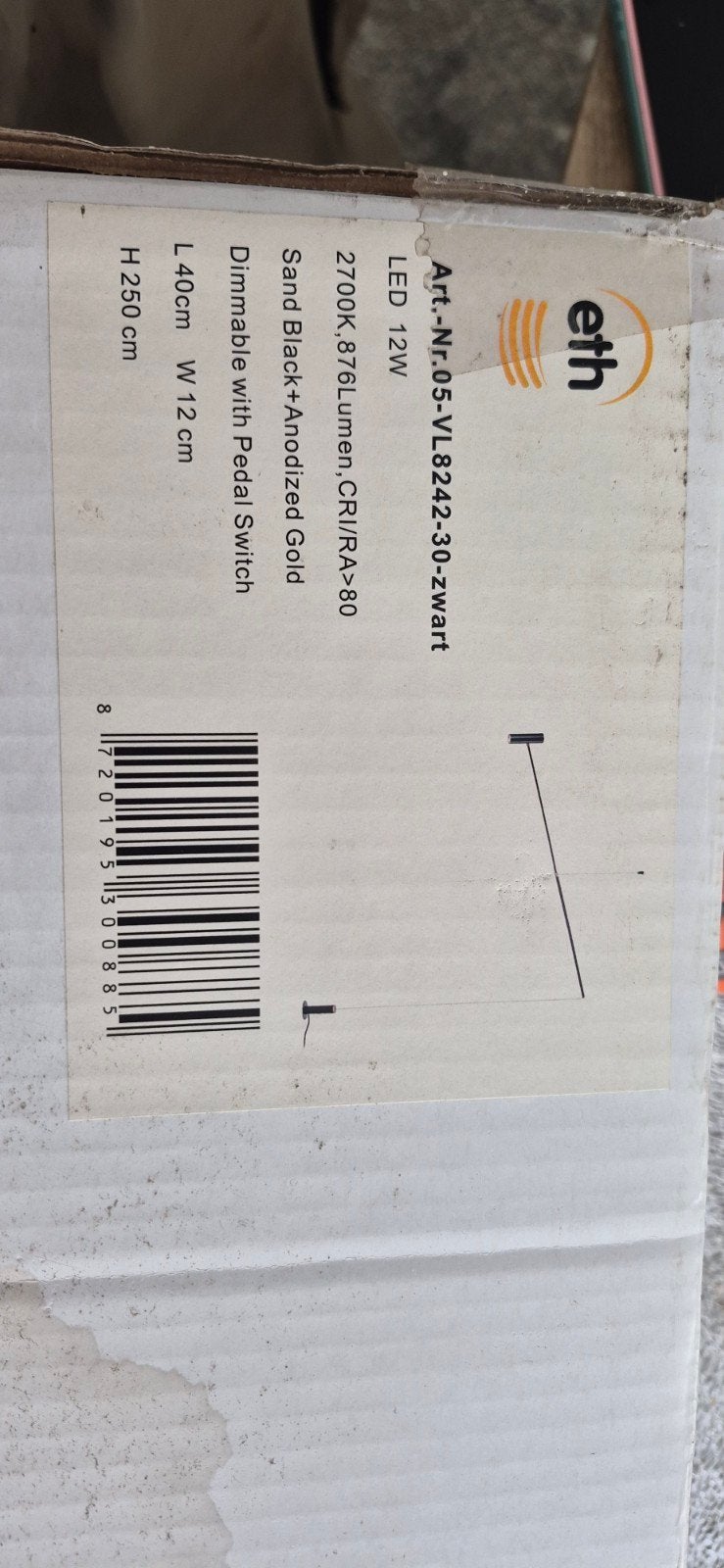 Design lamp, Huis en Inrichting, Ophalen