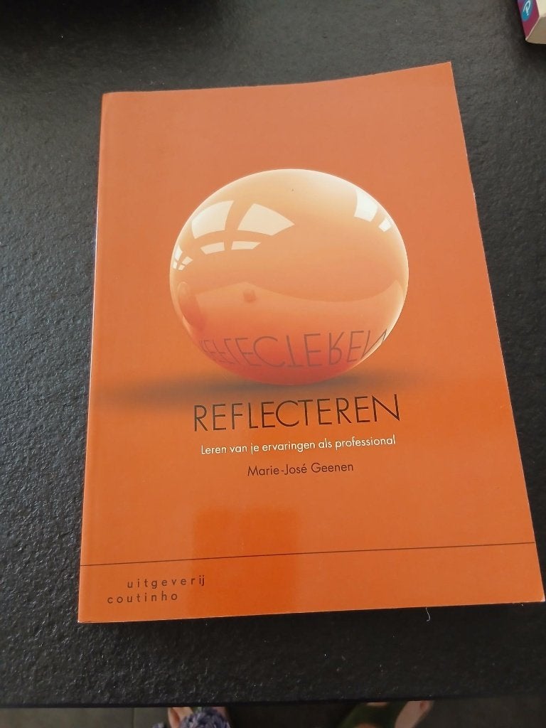 leren reflecteren, Boeken, Ophalen, Zo goed als nieuw, Hoger Onderwijs, Marie - Jose Geenen
