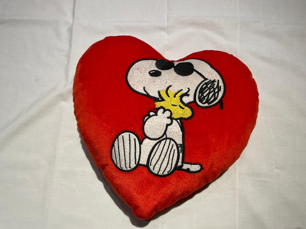 Kussen Snoopy Valentijn, Verzamelen, Stripfiguren, Ophalen of Verzenden, Snoopy, Gebruikt, Gebruiksvoorwerp