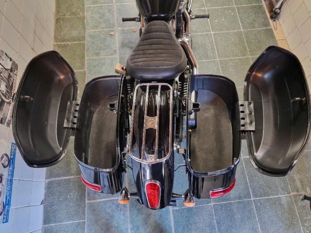 Porte-bagages Indian Scout chromé, Motos, Enlèvement, Utilisé
