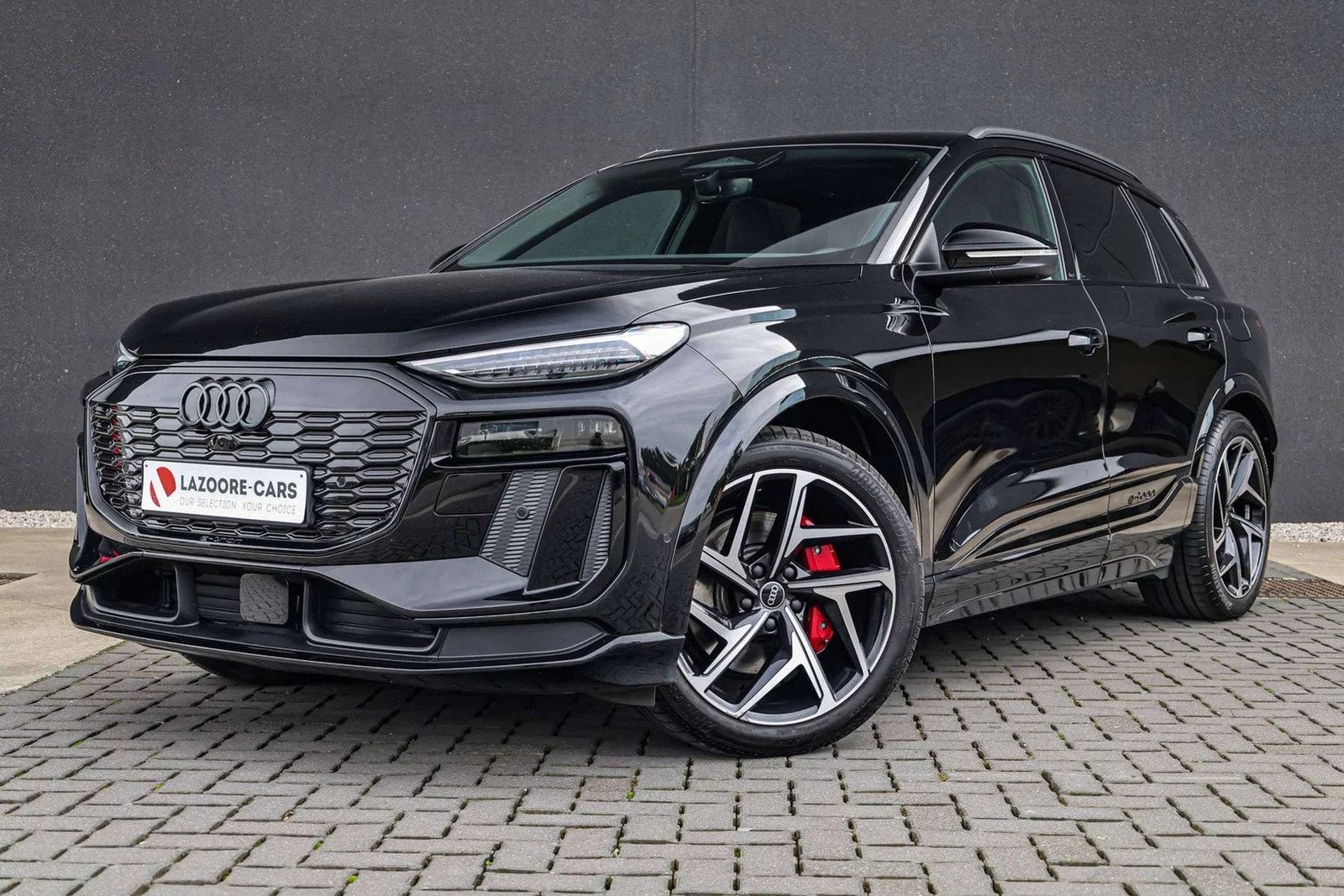 Audi Q6 e-tron SQ6 e-Tron 100 kWh Quattro-Panodak (bj 2025), Auto's, Automaat, Gebruikt, Zwart, Zwart