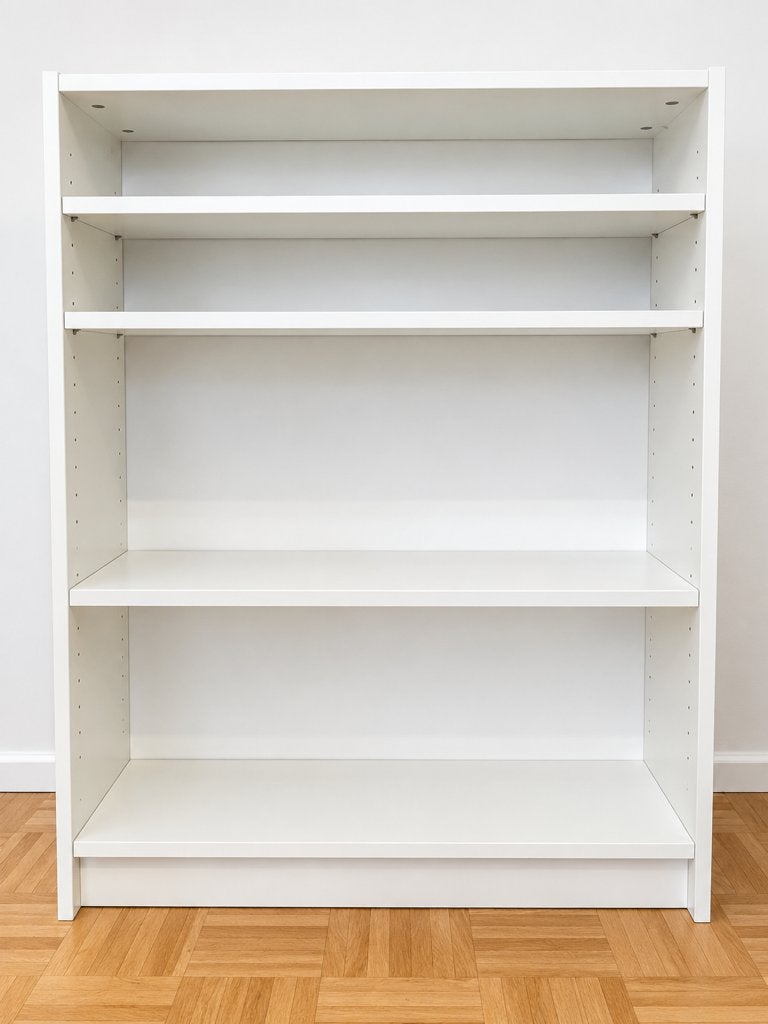 À vendre : bibliothèque blanche – 4 étagères, Maison & Meubles, Enlèvement, Utilisé