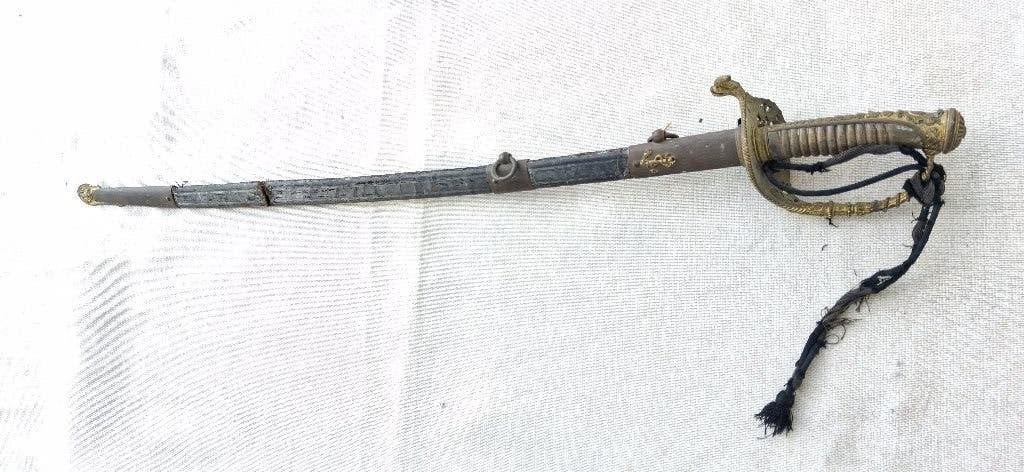 Franse sabel officier marine M1837, Ophalen of Verzenden, Marine, Zwaard of Sabel